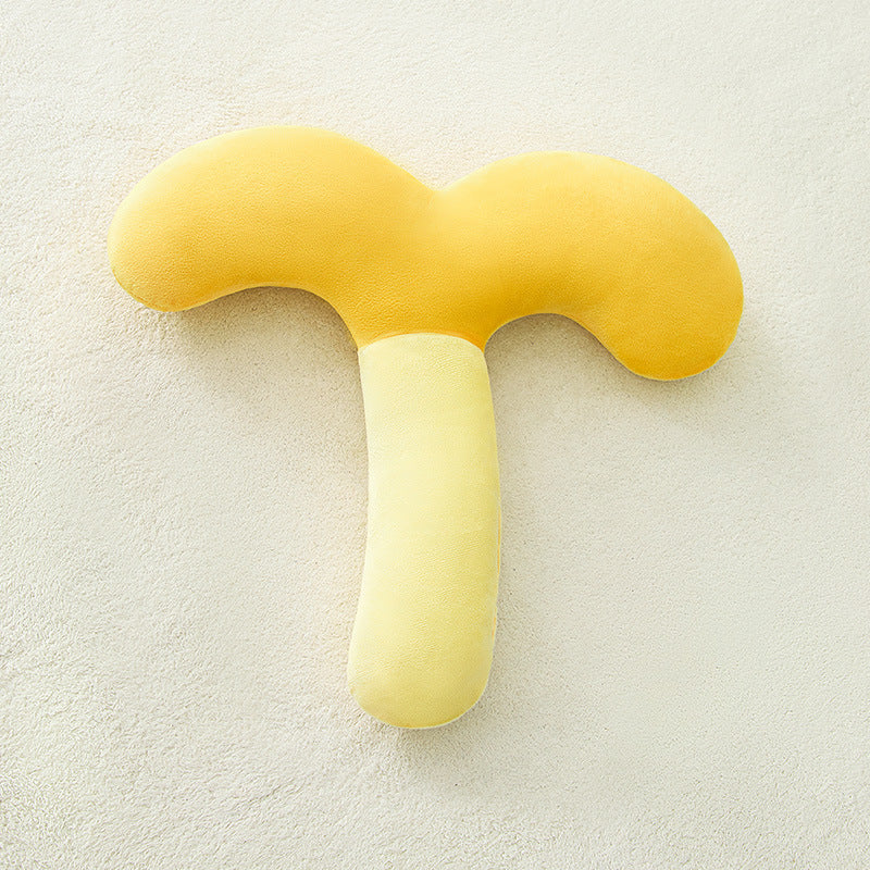 Curved plush dog neck pillow for crates and beds, view 3
