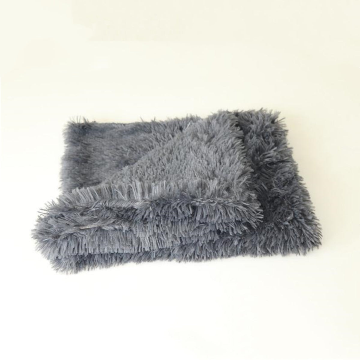 Double-sided plush cat blanket throw, view 2