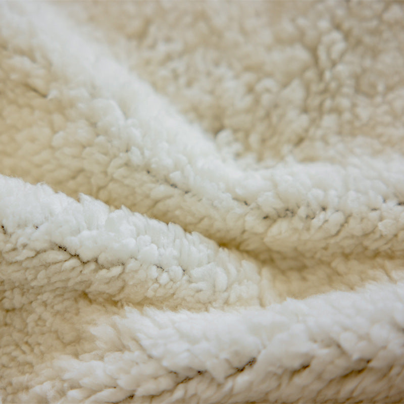 Thick waterproof lamb fleece dog blanket, view 4