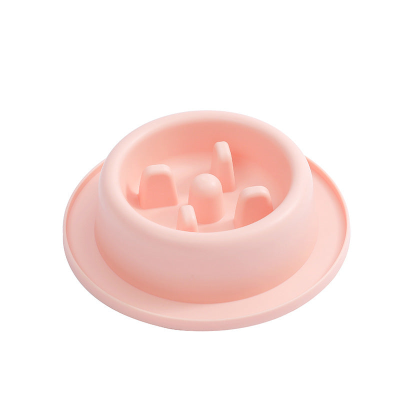 Small plastic slow feeder bowl for dogs and cats, view 3