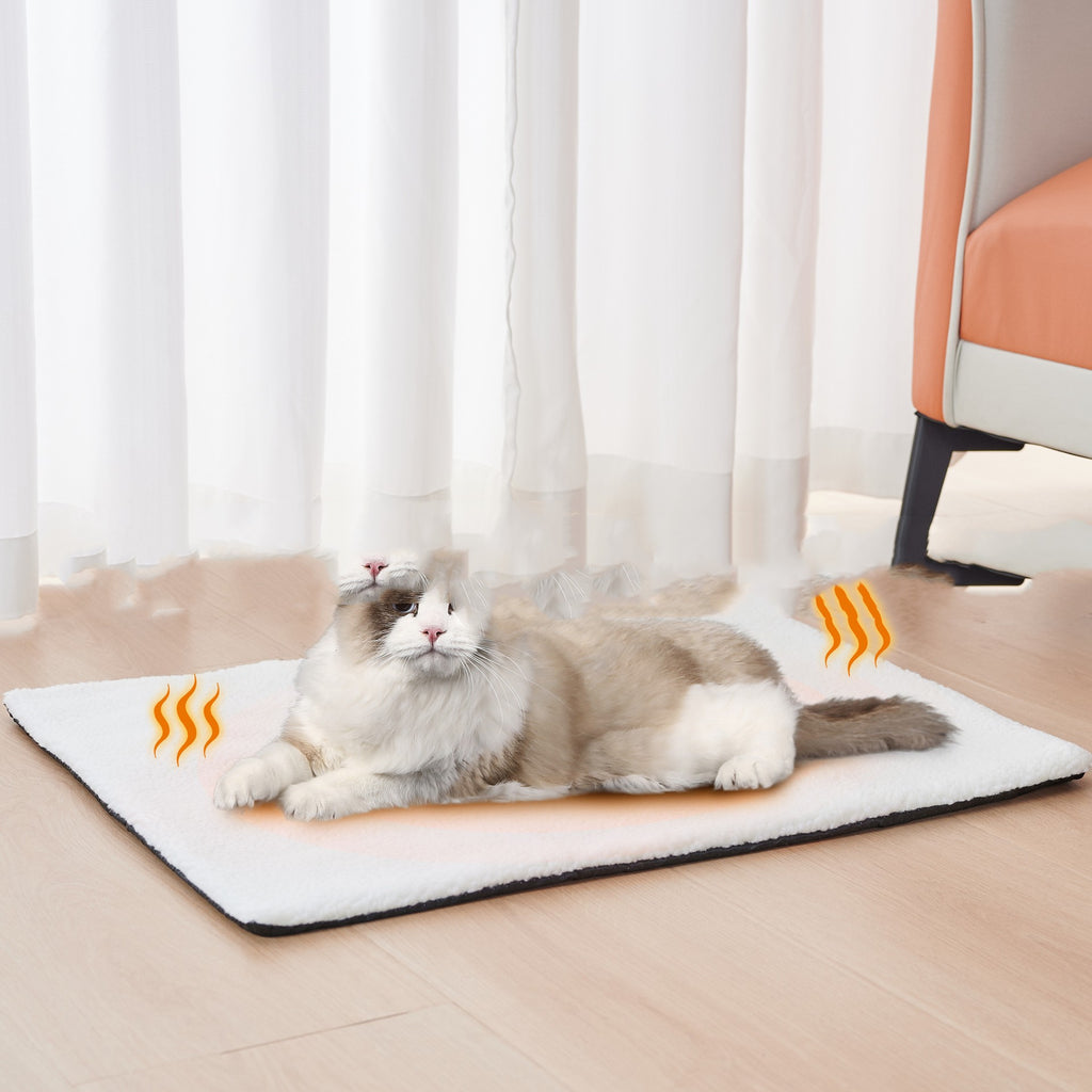 Berber fleece cat blanket mat for beds and sofas, view 8