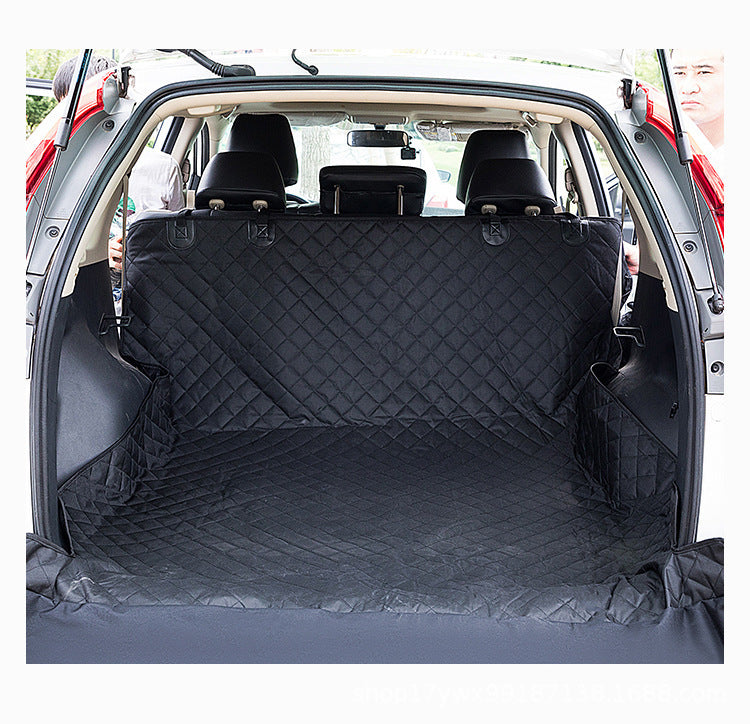 Padded Oxford dog cargo liner for SUV trunk, view 3