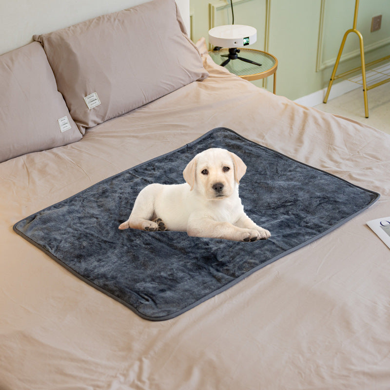 Thick waterproof lamb fleece dog blanket, view 8