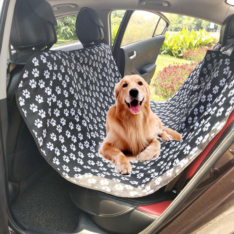 Waterproof oxford back seat dog cover, view 2