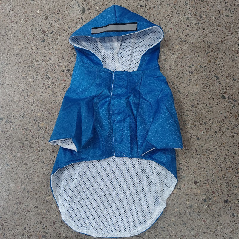 Lightweight reflective rain jacket for small dogs, view 2