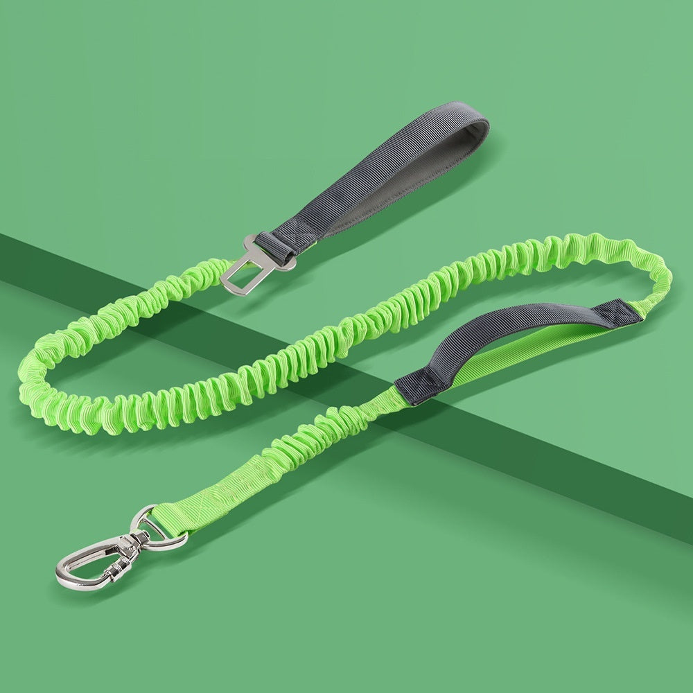 Short reflective bungee dog leash, view 7