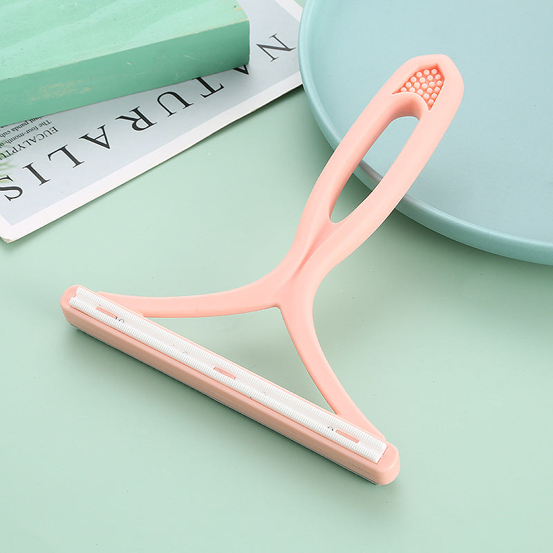 Double-sided manual pet hair remover and fabric shaver, view 9