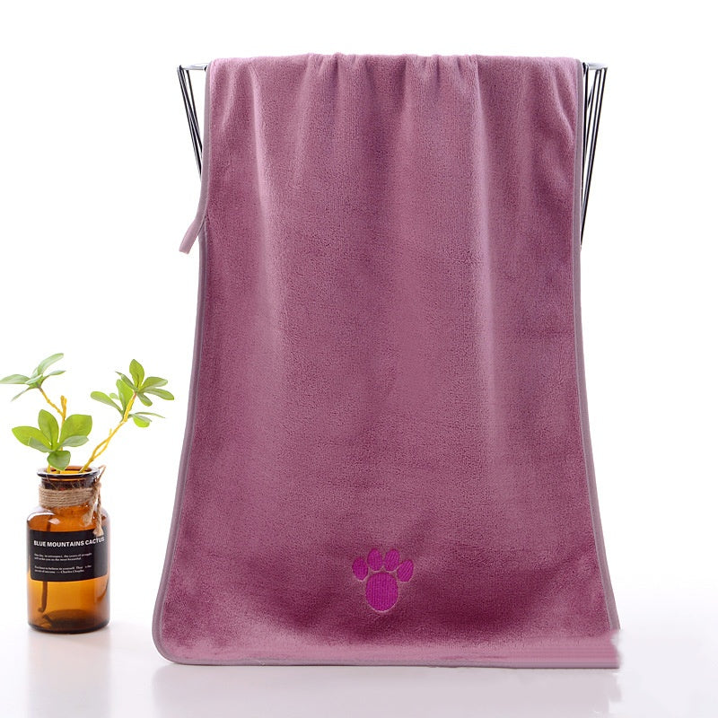 Quick-dry microfiber bath towel for dogs and cats, view 3