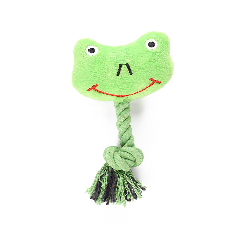 Small squeaky plush animal dog toys for puppies, view 7