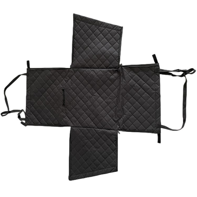 Walled dog car seat basket for the back seat, view 4