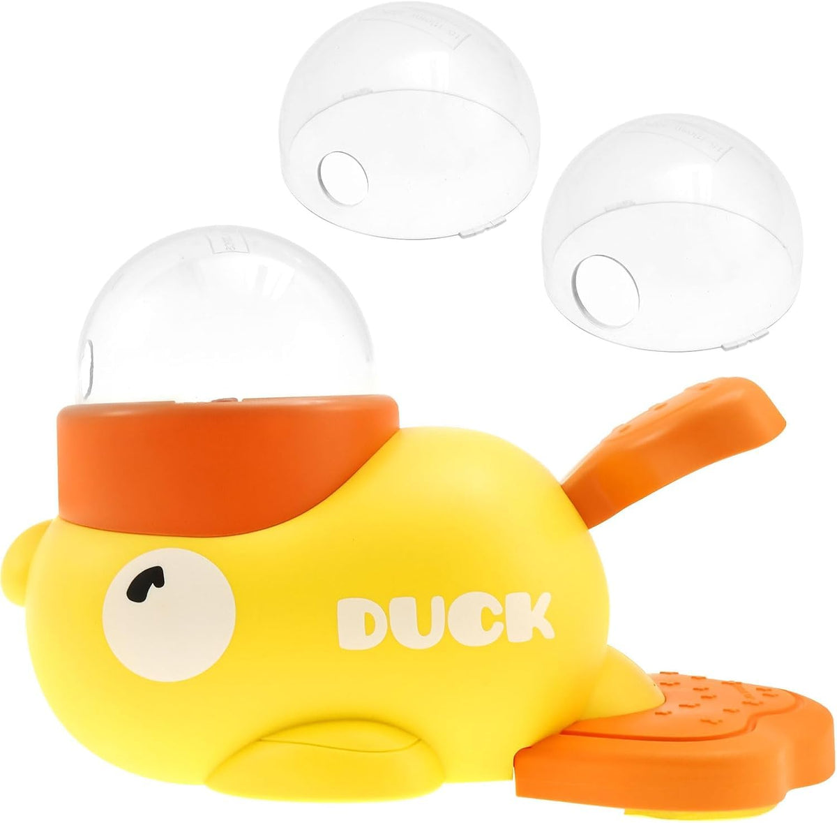 Yellow duck treat dispenser dog puzzle toy, view 10