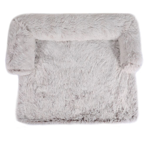 Thick warm plush dog sleeping pad, view 4