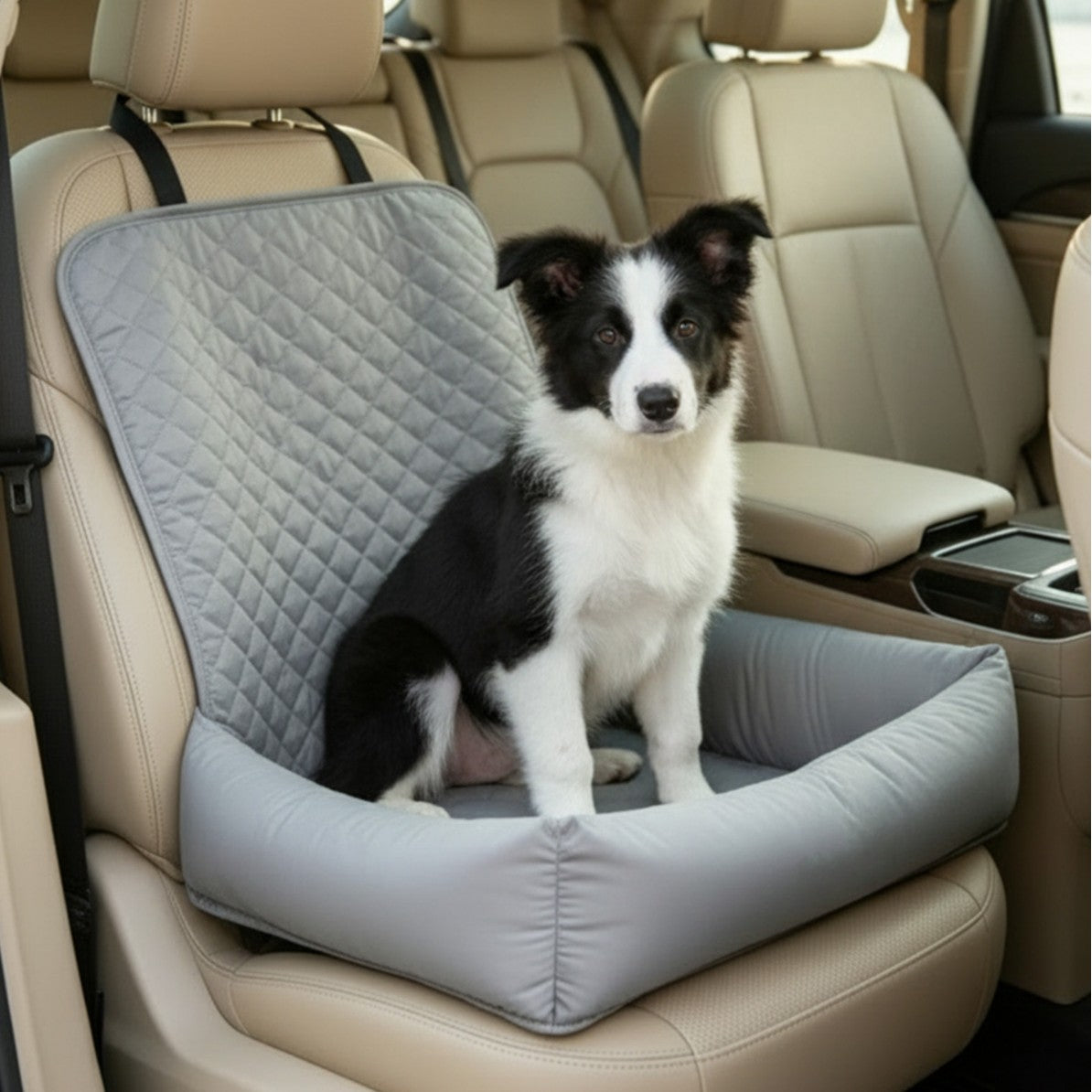 Dog car booster seat for small dogs, view 2