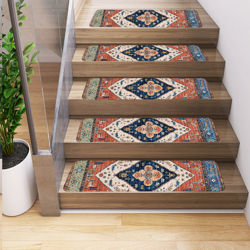 Geometric pattern stair tread mats for dogs, view 3