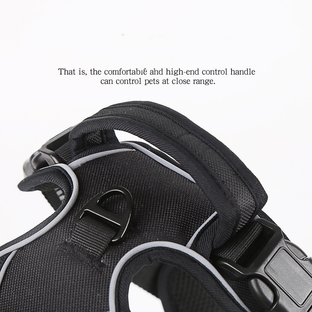 Padded no pull reflective vest harness for dogs, view 8