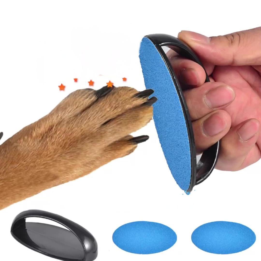 Handheld dog nail file board with sandpaper, view 7