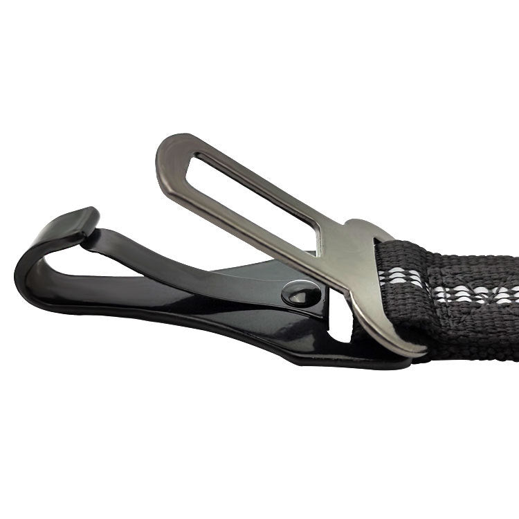 Reflective bungee dog car seat belt restraint, view 9