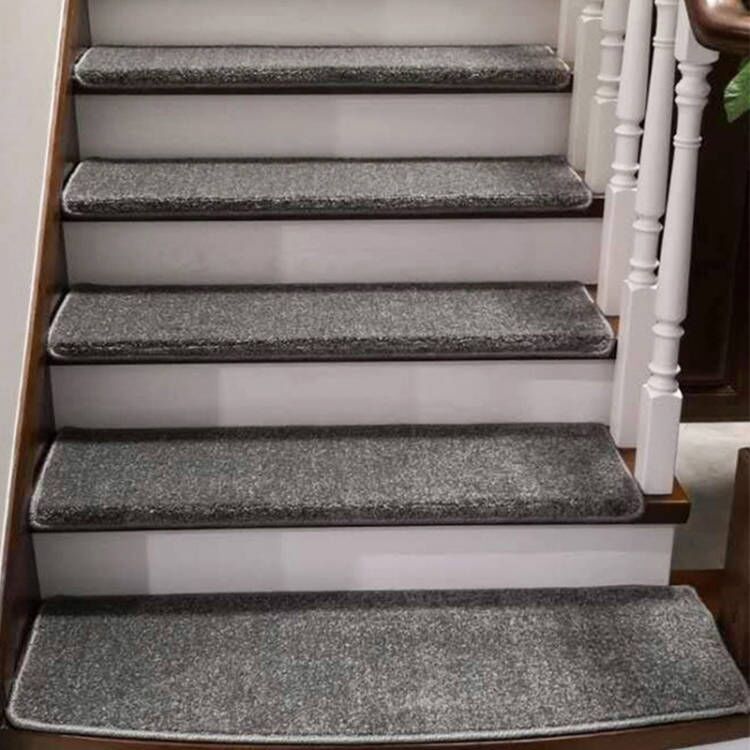 Non-slip solid color stair tread mats for dogs, view 8