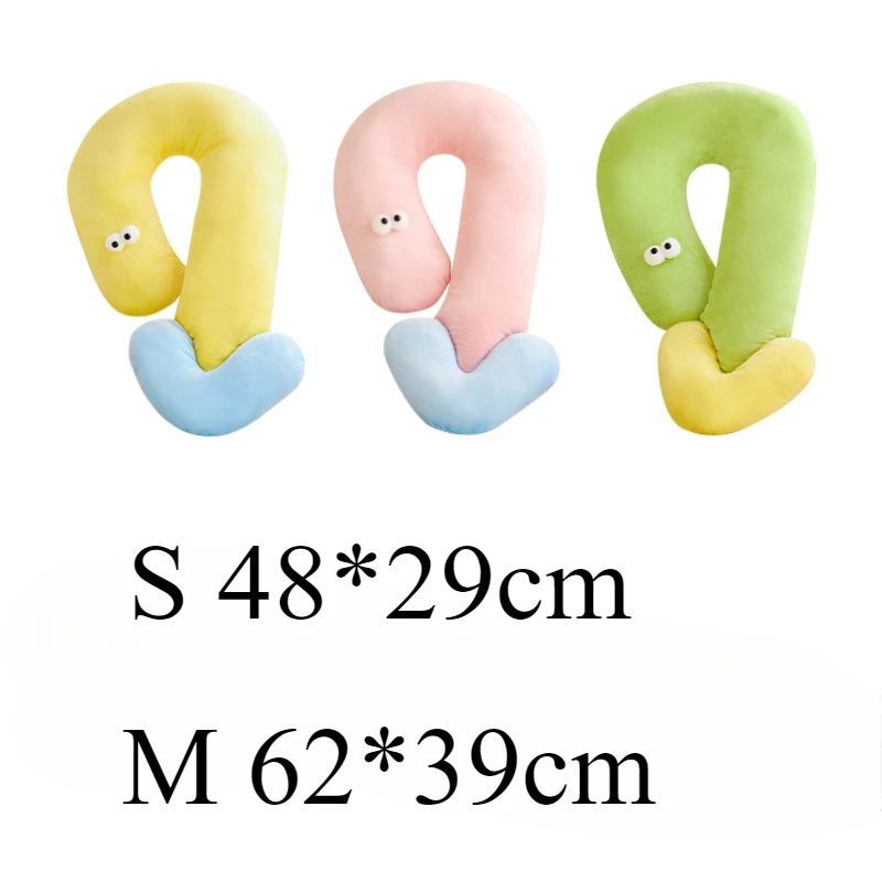 Soft pet neck pillow with sleepy cat-eye design, view 6
