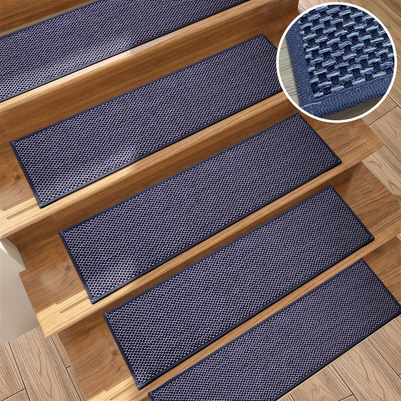Linen-look non-slip stair tread mats for pets, view 5