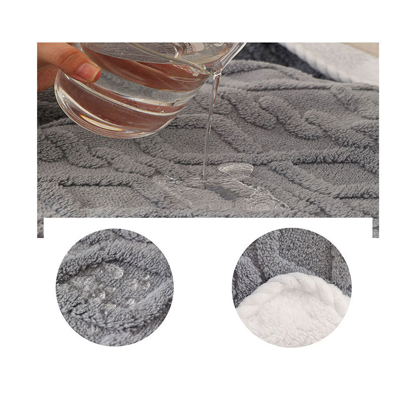 Thick plush cat blanket in neutral earth tones, view 3