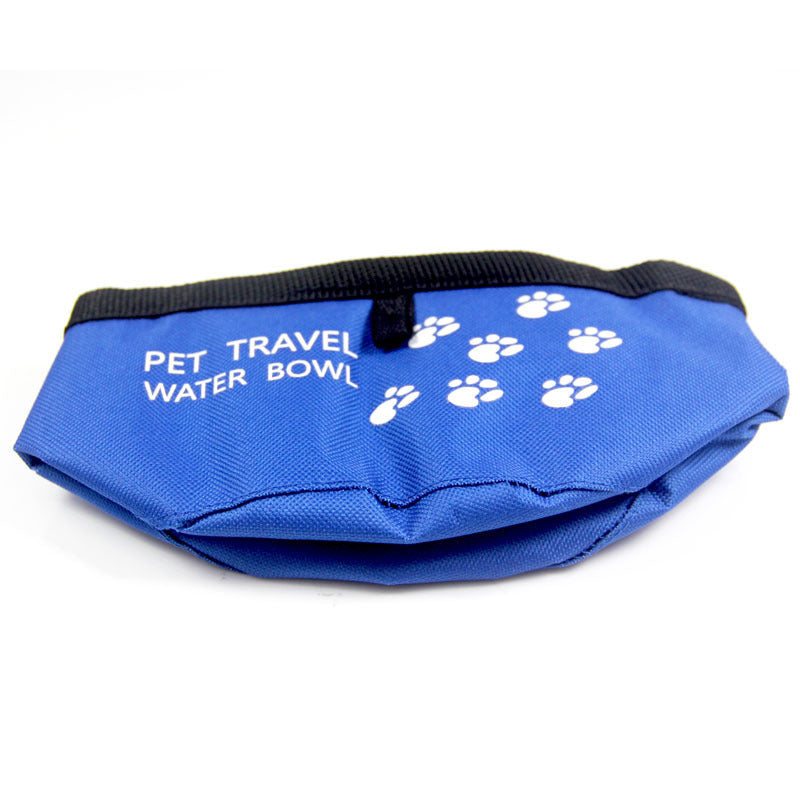 Packable oxford fabric travel bowl for cats, view 7