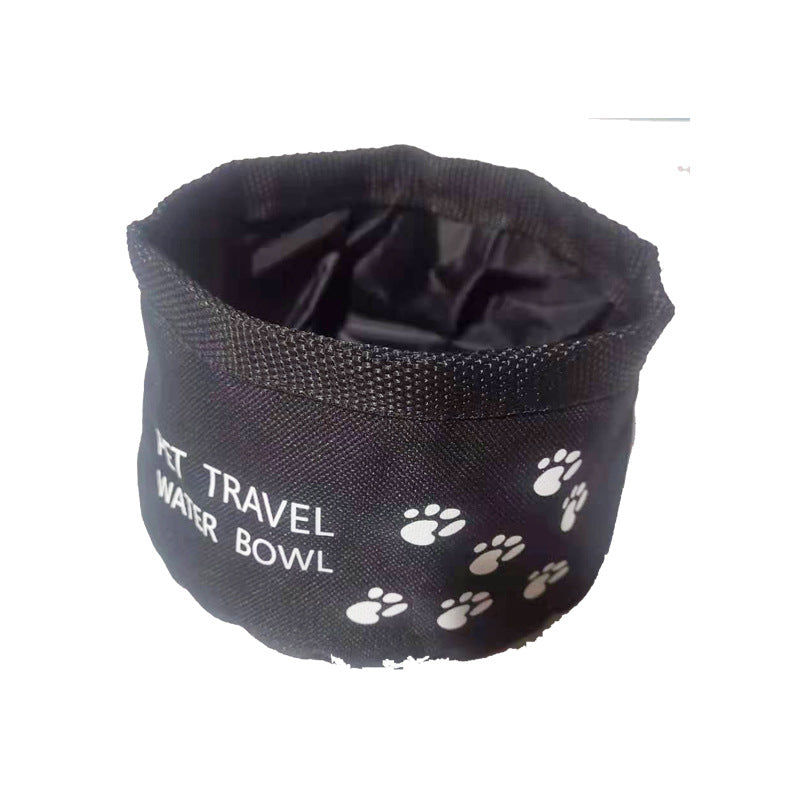 Packable oxford fabric travel bowl for cats, view 5