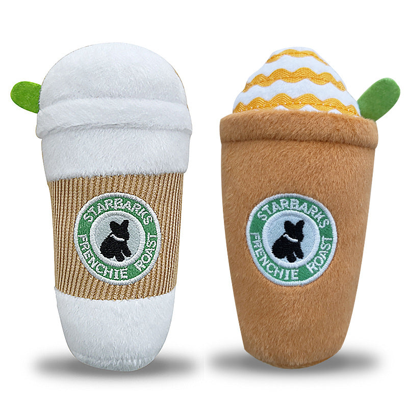 Soft squeaky plush dog toy for small dogs, view 3