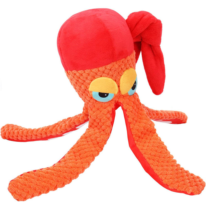 Plush octopus snuffle puzzle toy for dogs, view 5