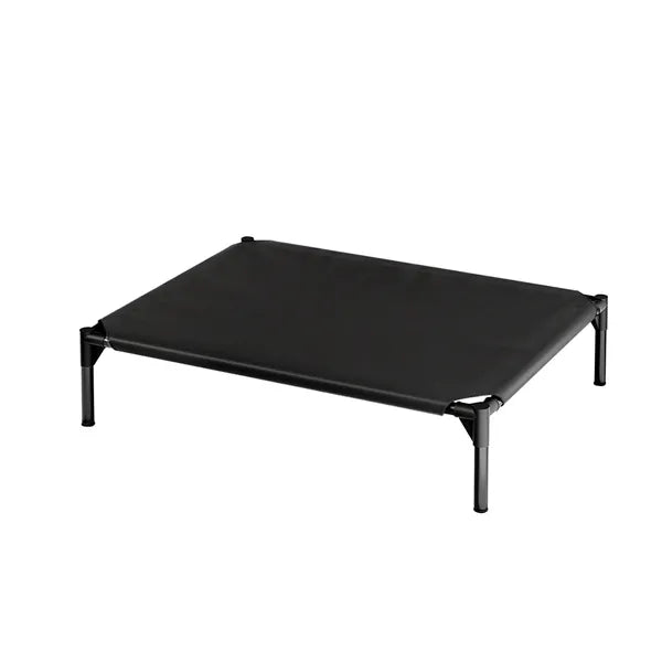 Raised Oxford fabric dog cot bed, view 2