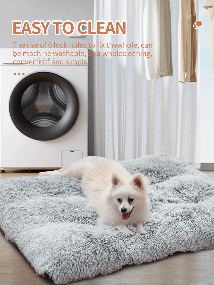 Long plush dog sofa mat and couch protector, view 7