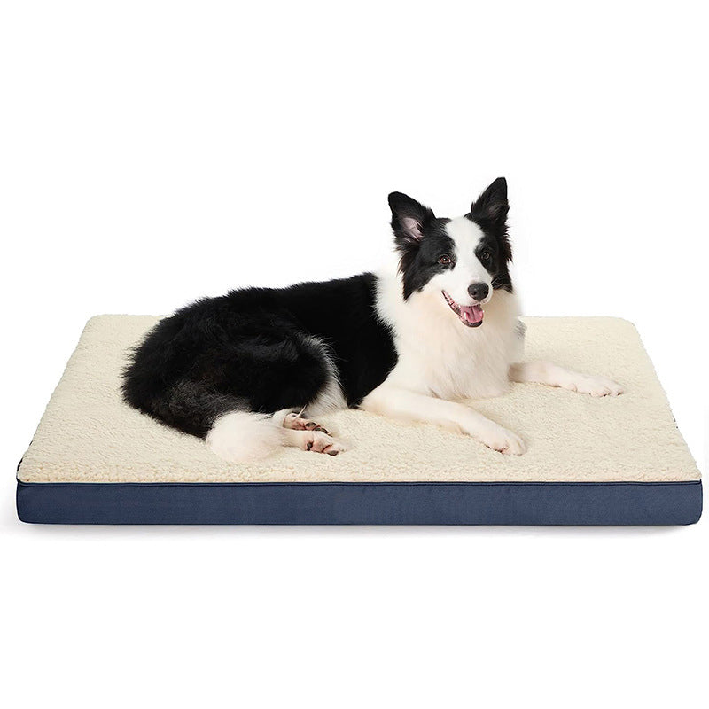 Foam dog crate pad with removable washable cover, view 4