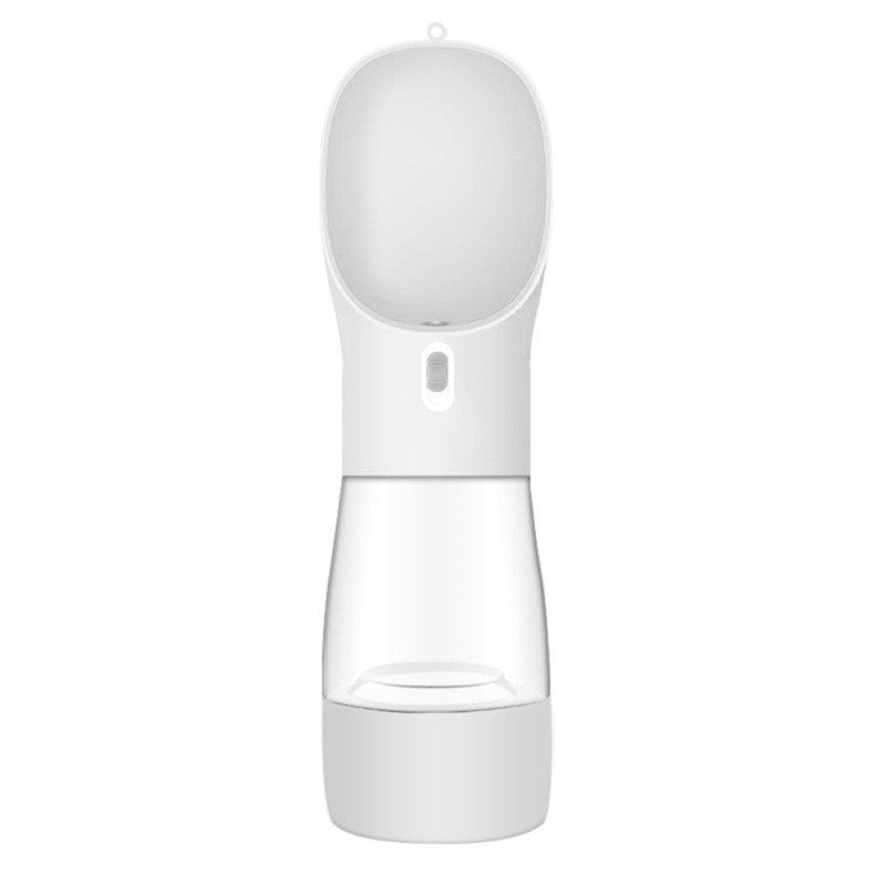 Portable dog water bottle with food compartment, view 6
