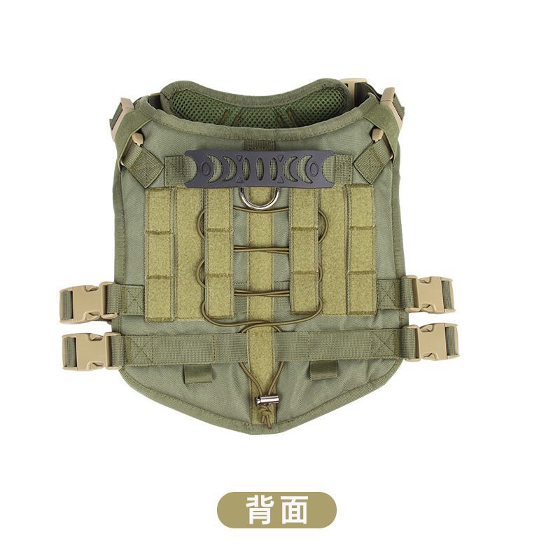 Tactical oxford vest harness for large dogs, view 8
