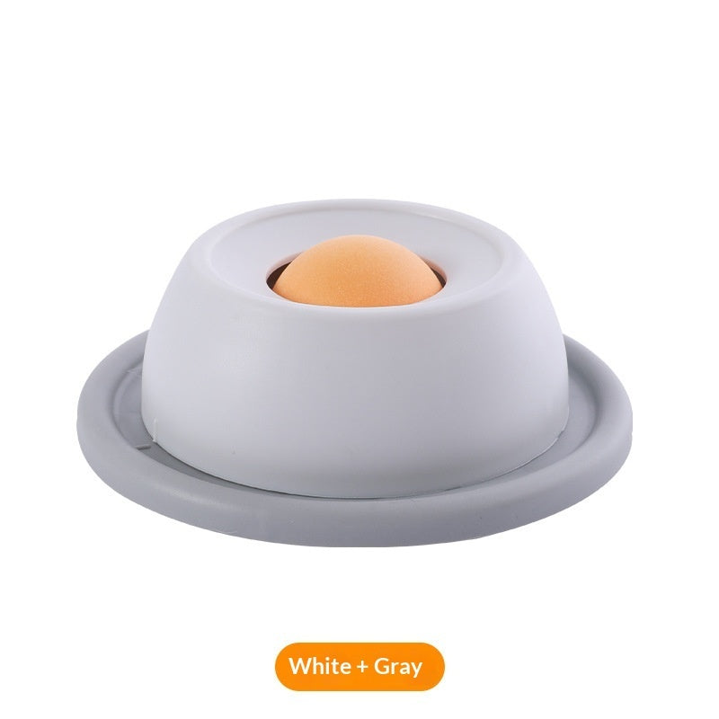 Anti-tip cat slow feeder lick bowl, view 3