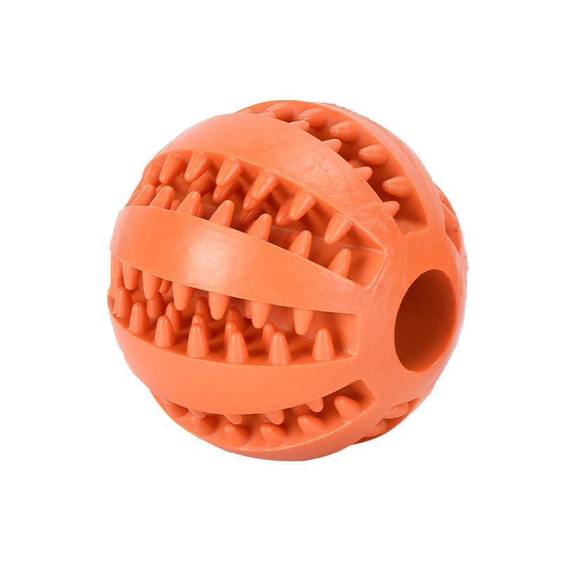 Watermelon print rubber chew ball for small dogs, view 9