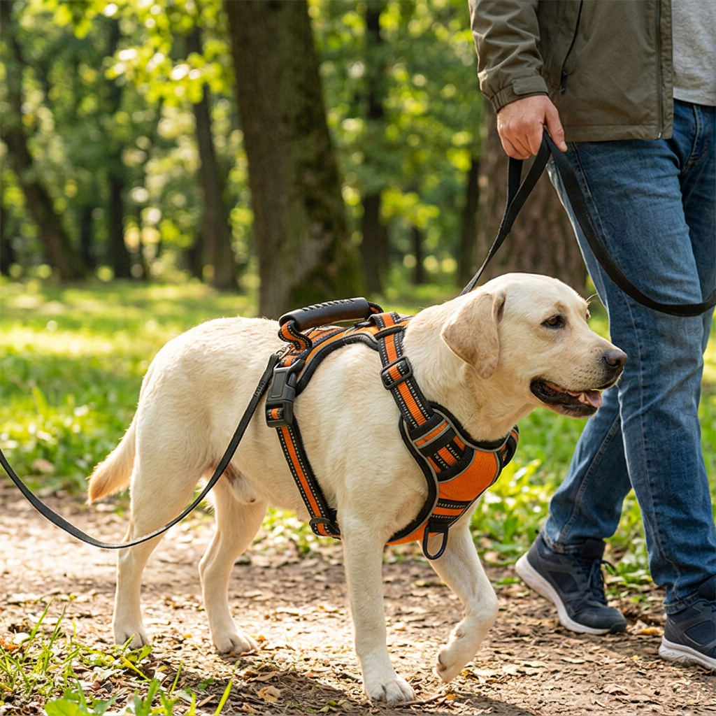 No Pull Reflective Dog Harness Breathable Vest