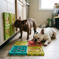 Dog Lick Mat with Suction Cups Slow Feeder Pad