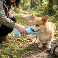 Portable Dog Water Bottle & Food Cup for Walks