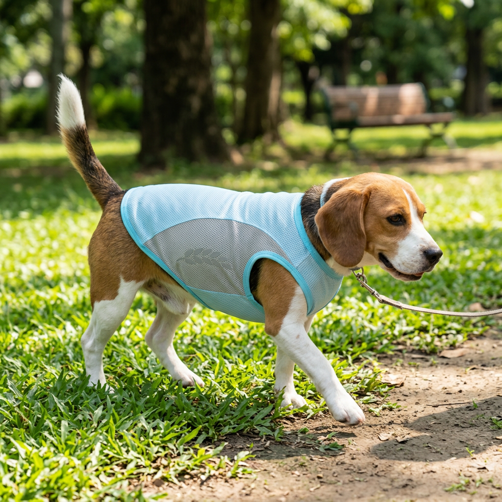 Reflective Dog Cooling Vest Lightweight Summer Shirt