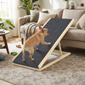 Wooden Dog Ramp for Bed & Couch, Foldable Non-Slip Pet Ramp