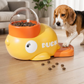 Duck Treat Dispenser Dog Puzzle Toy Interactive Feeder