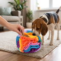 Snuffle Ball for Dogs Fleece Foraging Treat Toy