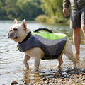 Dog Life Jacket Reflective Swim Vest with Rescue Handle