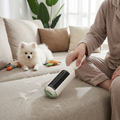 Pet Hair Remover Roller with Self-Cleaning Base