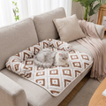 Plush Pet Sofa Cushion Mat, Universal Couch Protector Pad
