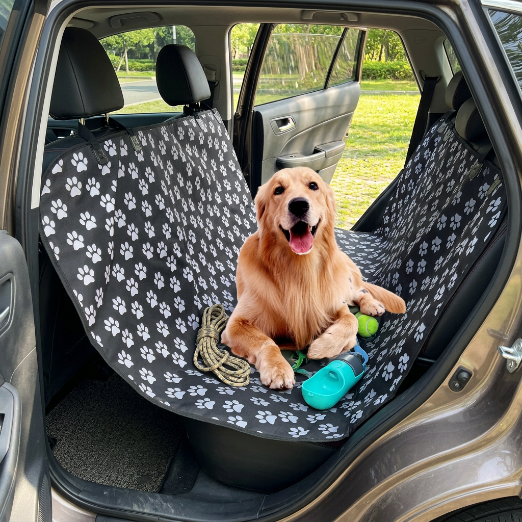 Waterproof Rear Seat Dog Mat, 135 cm Oxford Cover