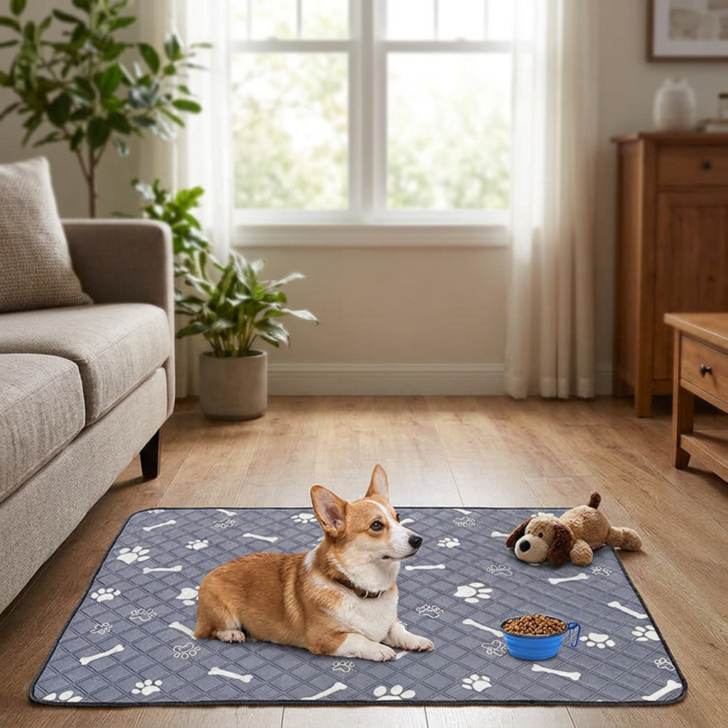 Washable Dog Pee Pad Reusable Puppy Training Mat