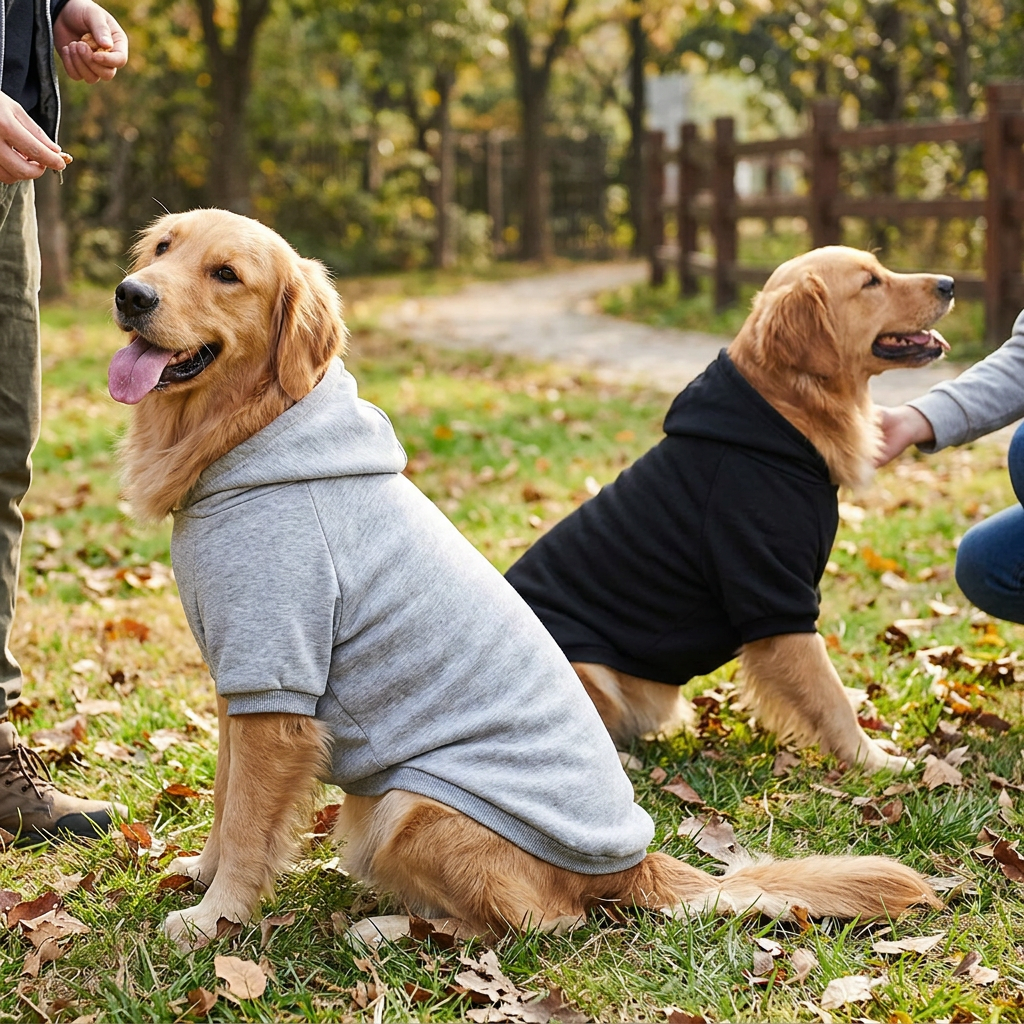 Basic Dog Sweatshirt Soft Pullover in Gray or Black